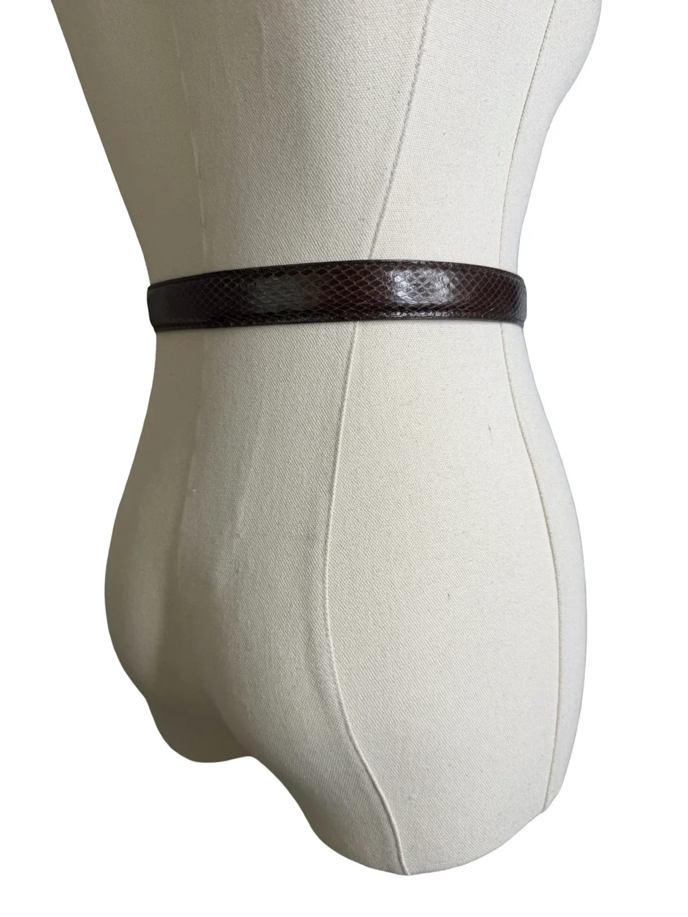 The Ritz Accessory Collection Genuine Snake Skin Leather Belt Sz. L